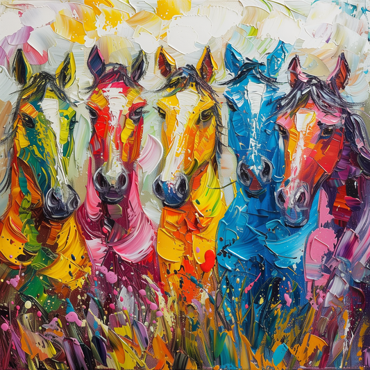 Canvas :: Colorful Animals