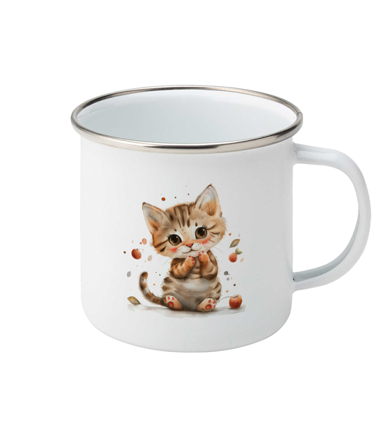 Enamel Mug Cat