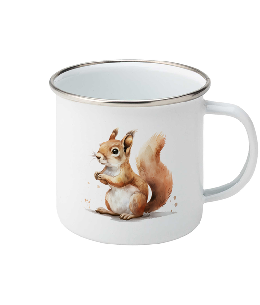 Enamel Mug Squirrel