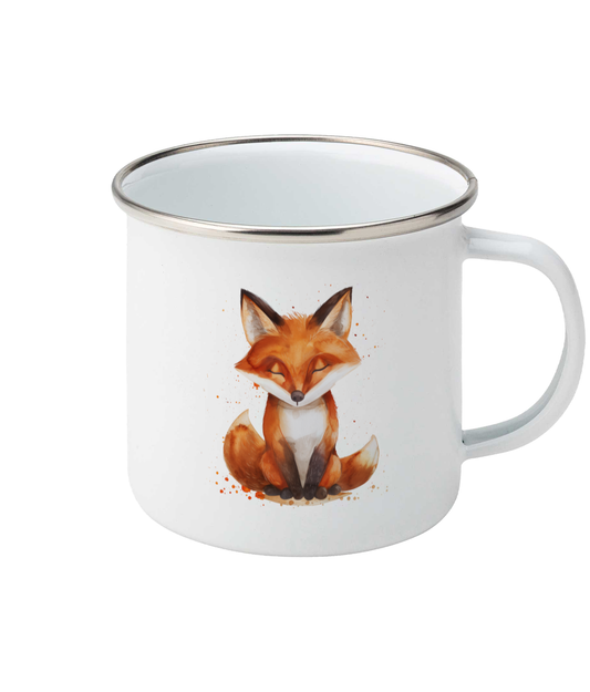 Enamel Mug Fox