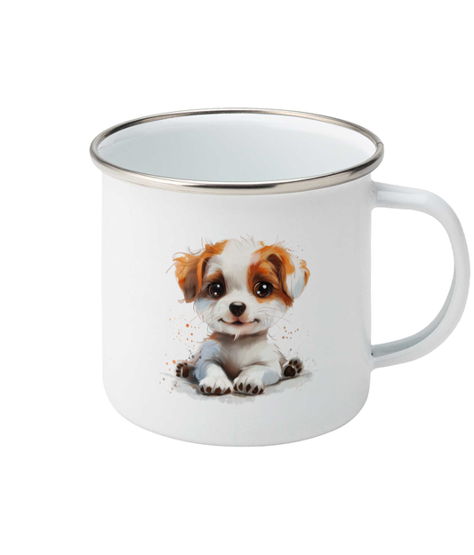 Enamel Mug Dog