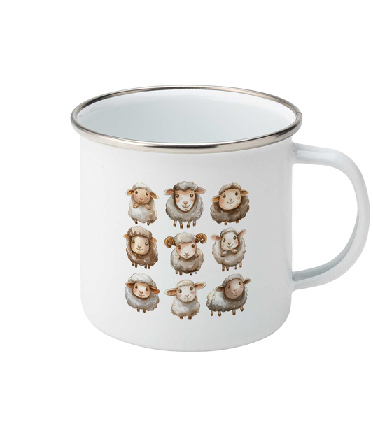 Enamel Mug Sheep