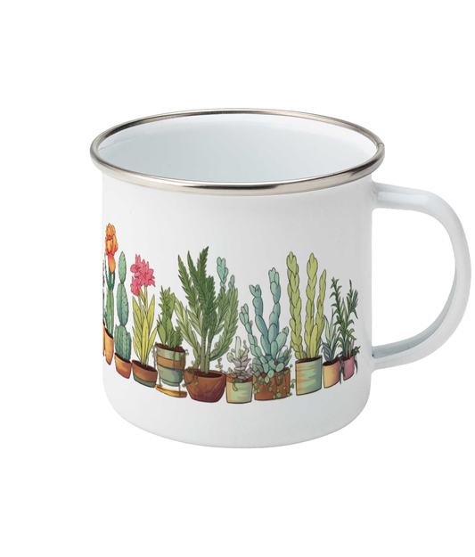 Enamel Mug Plants