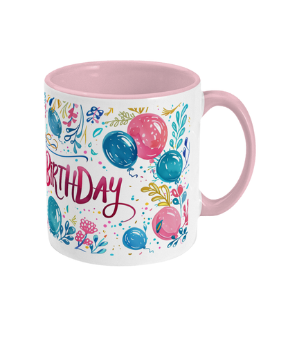 Colored Mug Happy Birthday