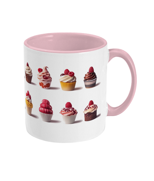 Colored Mug of Pastries