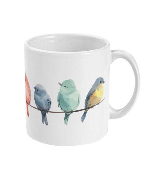Oiseaux en tasse