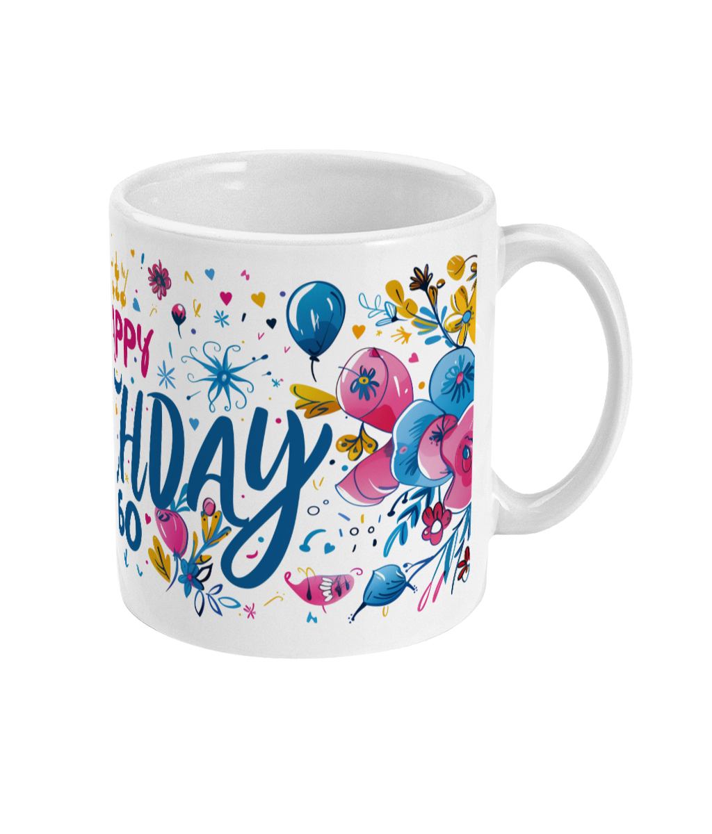 Tasse Joyeux anniversaire 60 ans