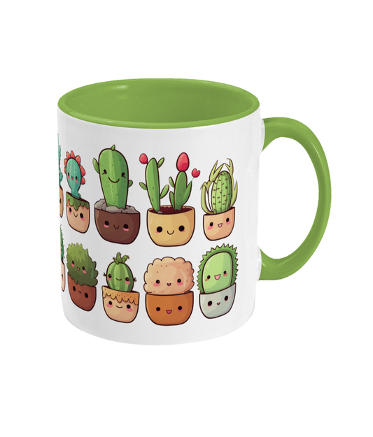 Colored Mug Cacti