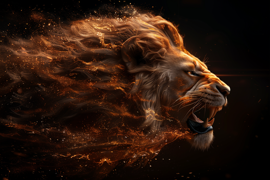 Plexiglas :: Lion rugissant