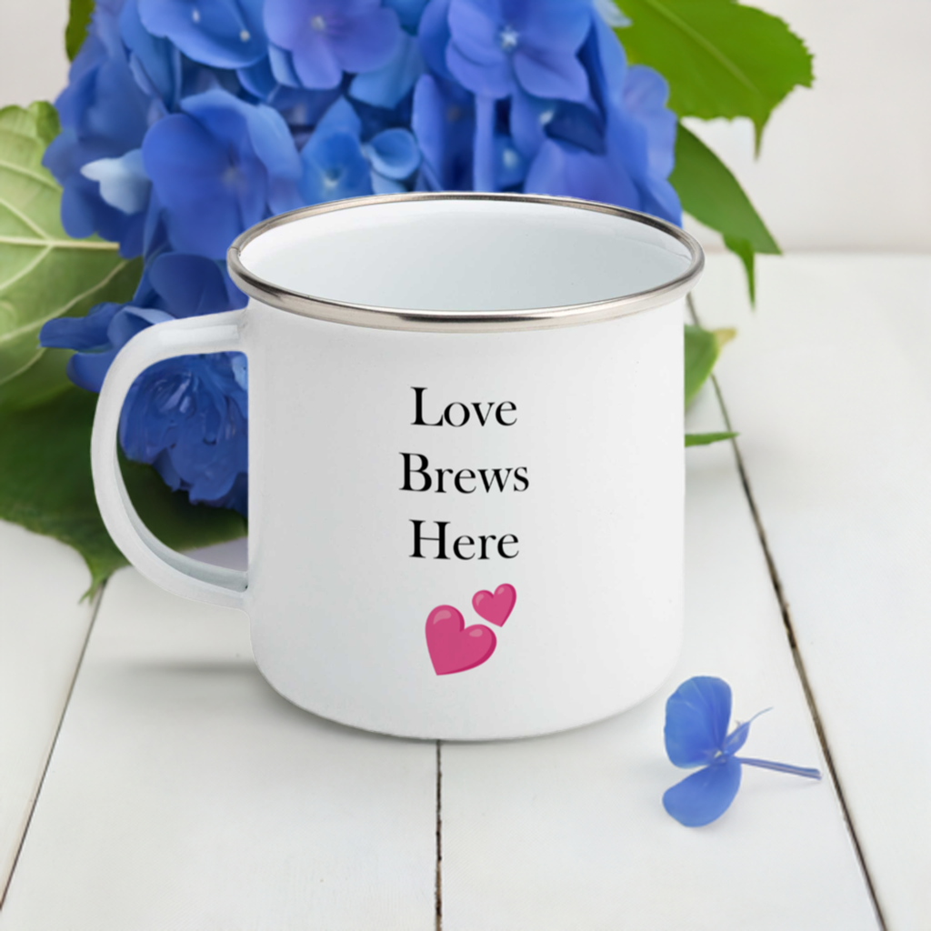 Personalized Metal Valentine's Mug - Your Love, Your Design
