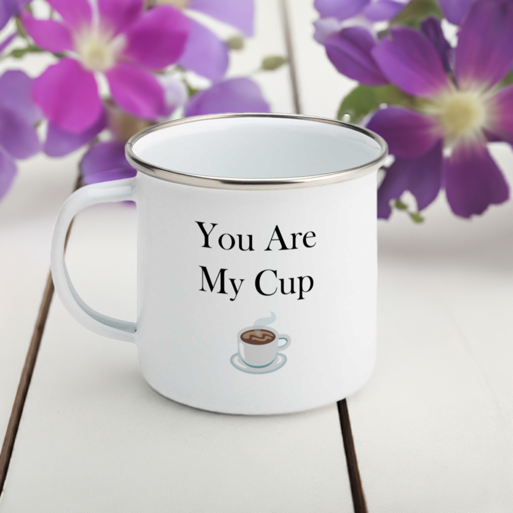 Personalized Metal Valentine's Mug - Your Love, Your Design