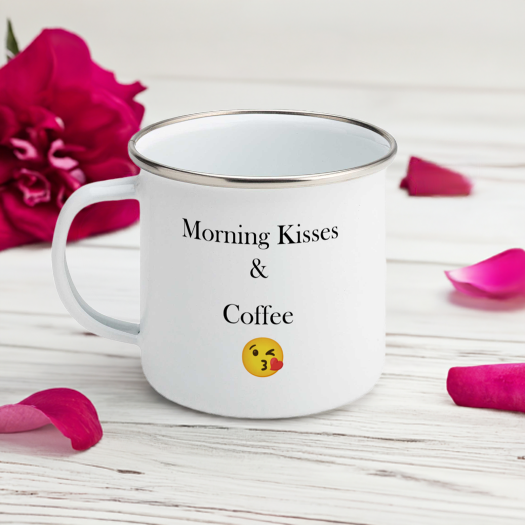 Personalized Metal Valentine's Mug - Your Love, Your Design