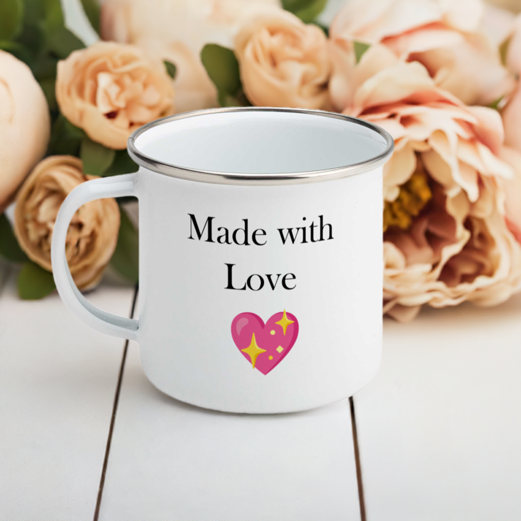 Personalized Metal Valentine's Mug - Your Love, Your Design