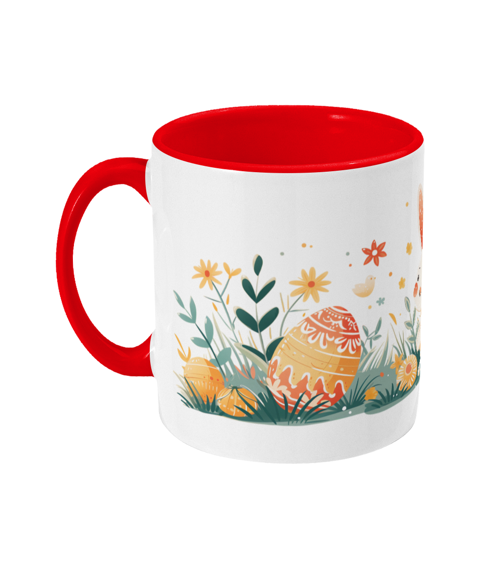 Tasse colorée de Pâques