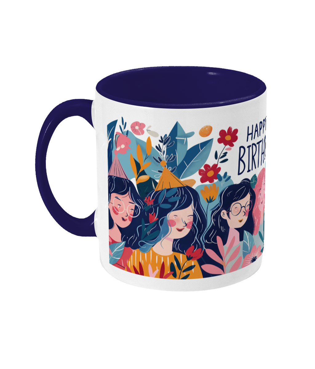 Colored Mug Happy Birthday