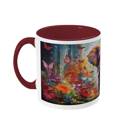 Mug coloré Éléphant dans la forêt
