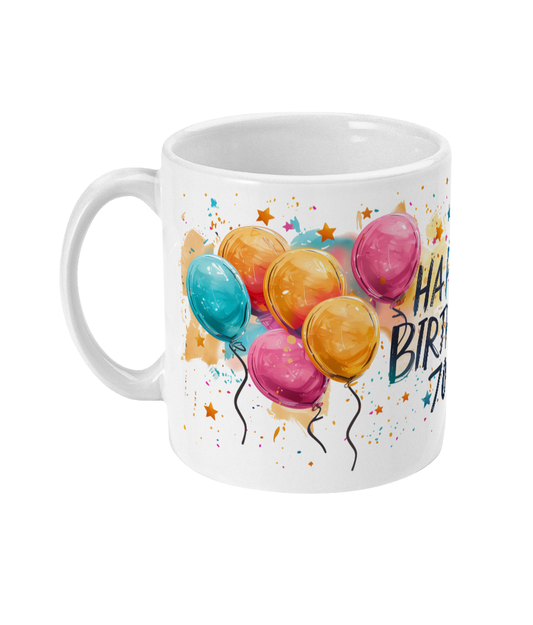 Tasse Joyeux Anniversaire 70