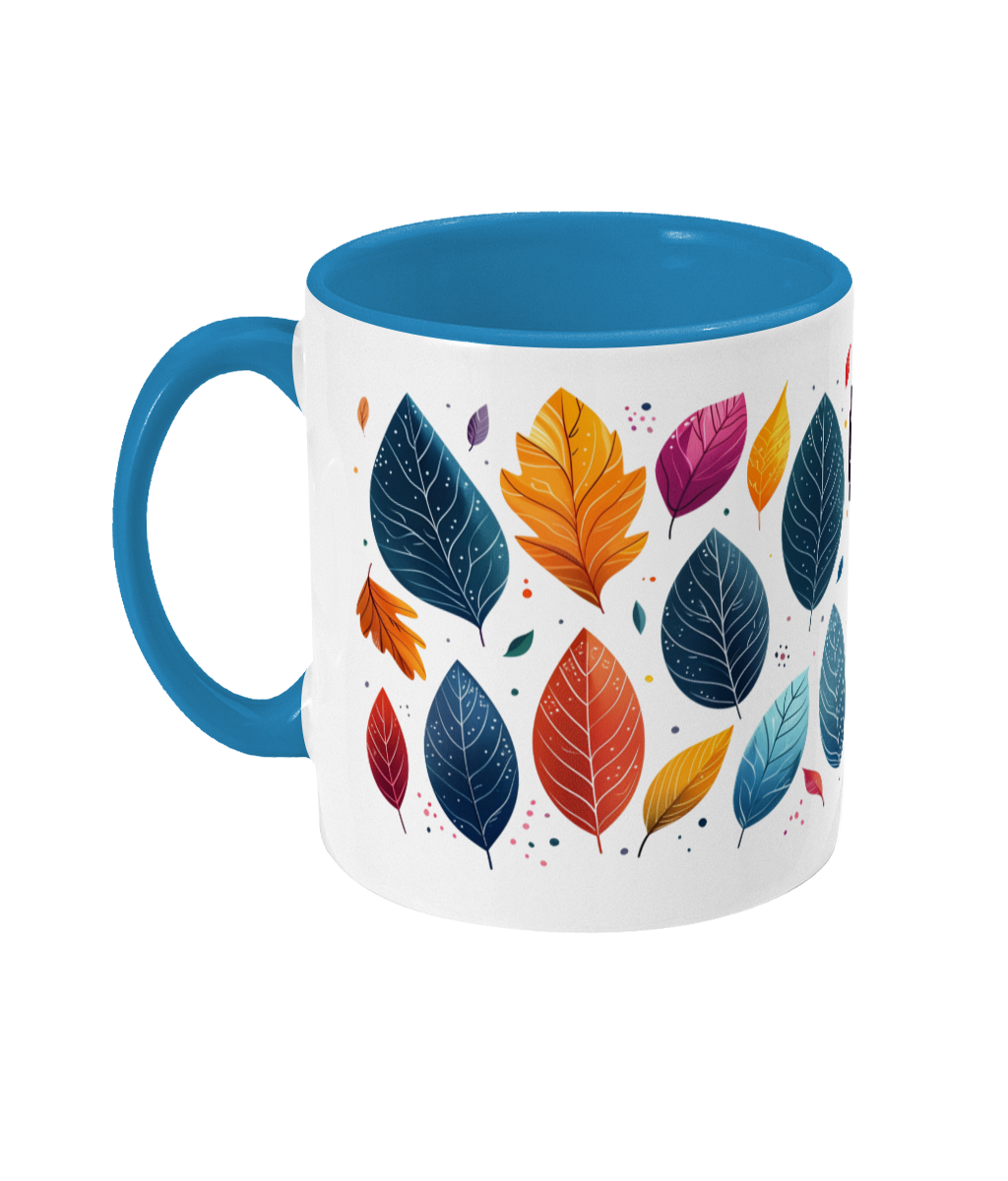 Colored Mug Leaves