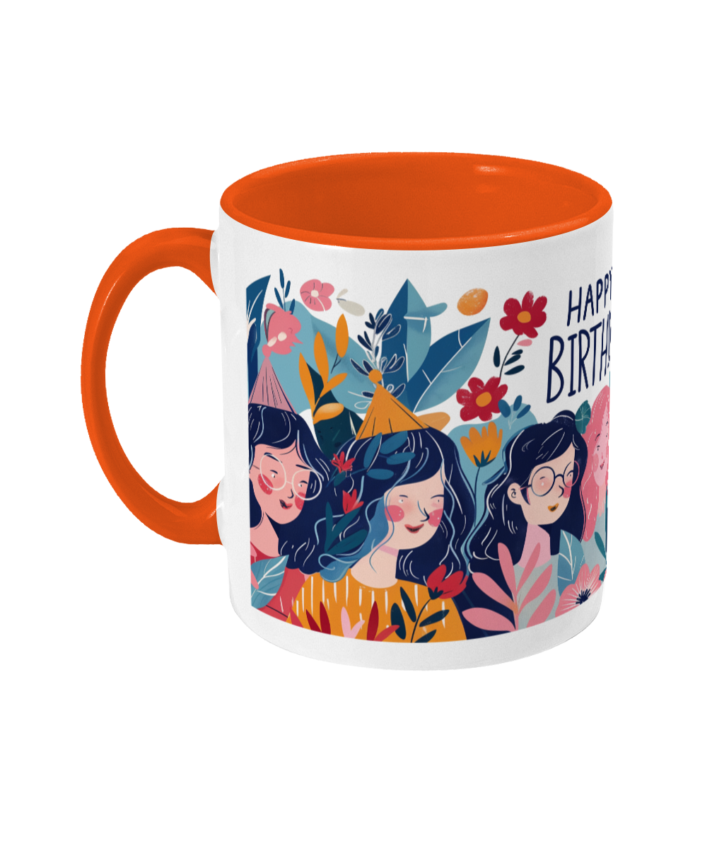 Colored Mug Happy Birthday