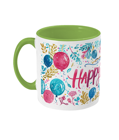 Colored Mug Happy Birthday