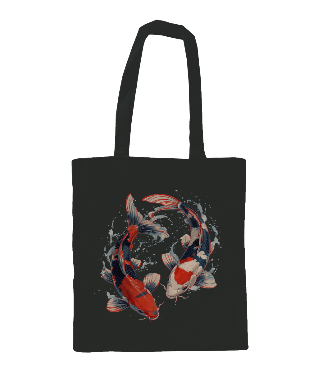 Bag 100% Cotton Koi Fish