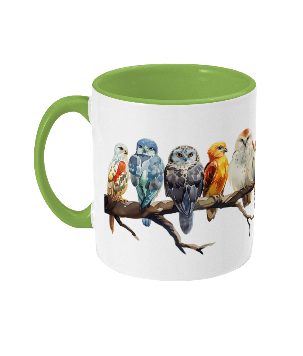 Gekleurde Mok Roofvogels