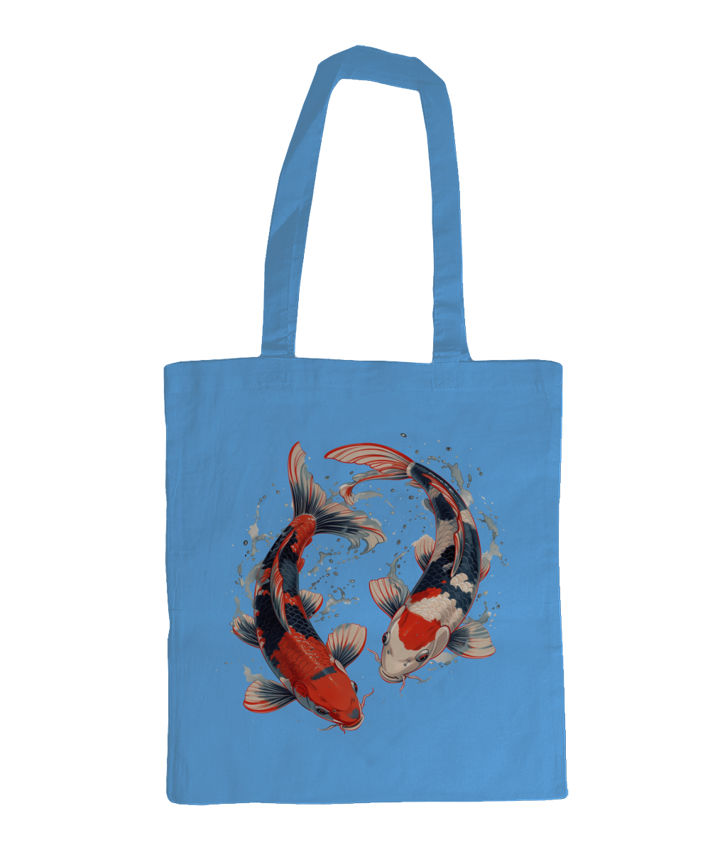 Bag 100% Cotton Koi Fish