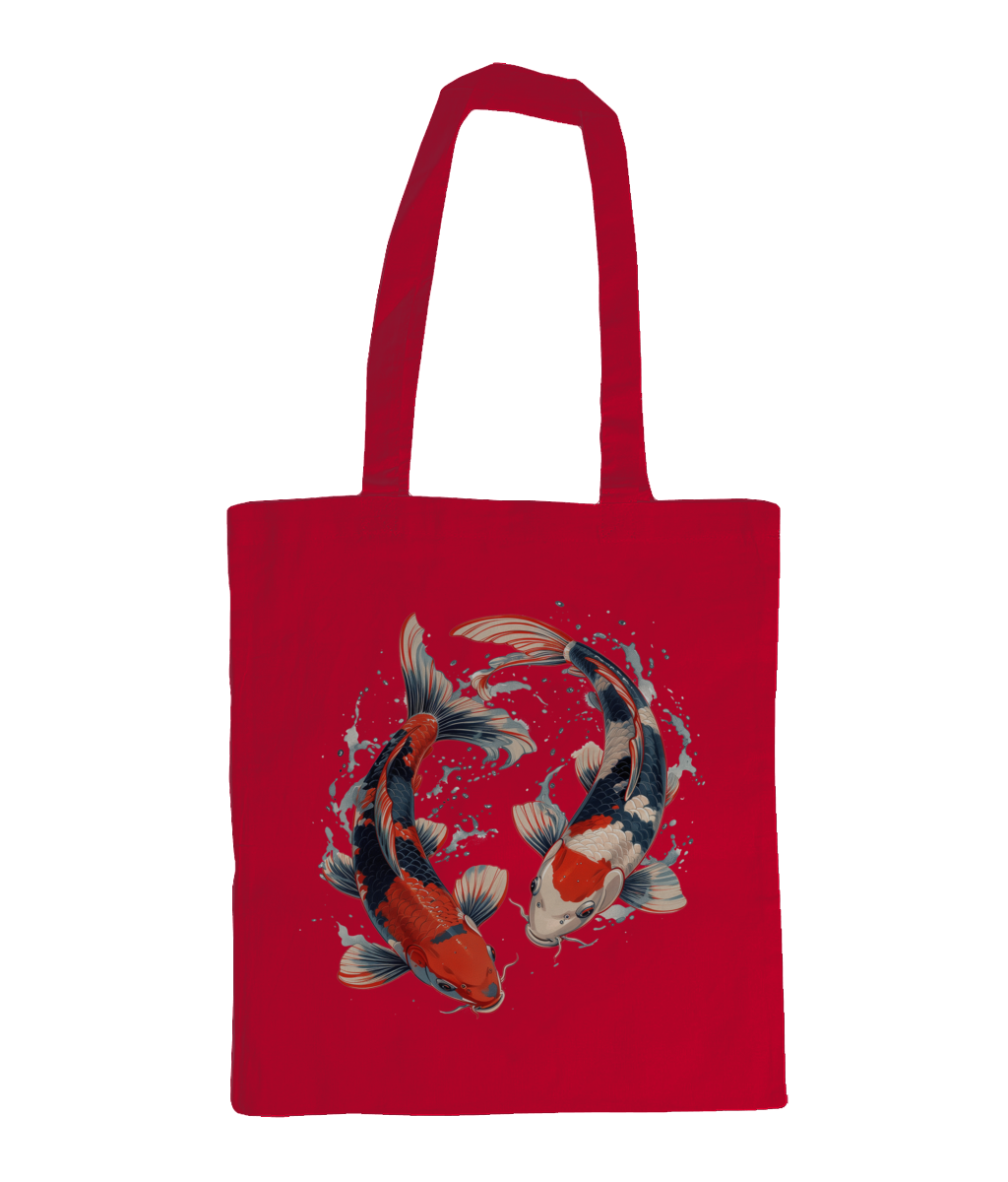 Bag 100% Cotton Koi Fish