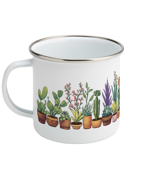 Enamel Mug Plants