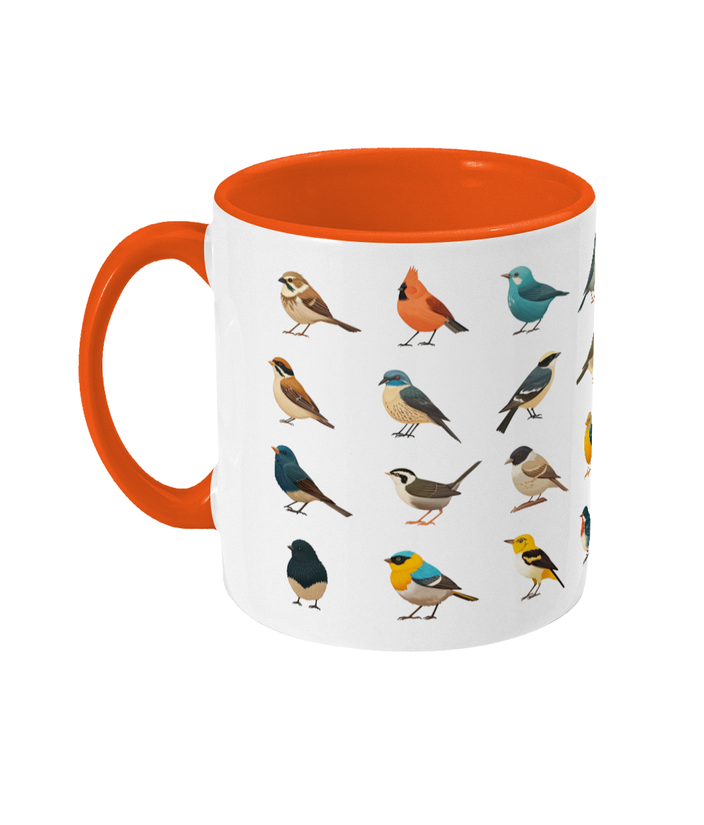 Gekleurde Mok Vogels