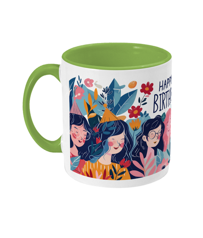 Colored Mug Happy Birthday