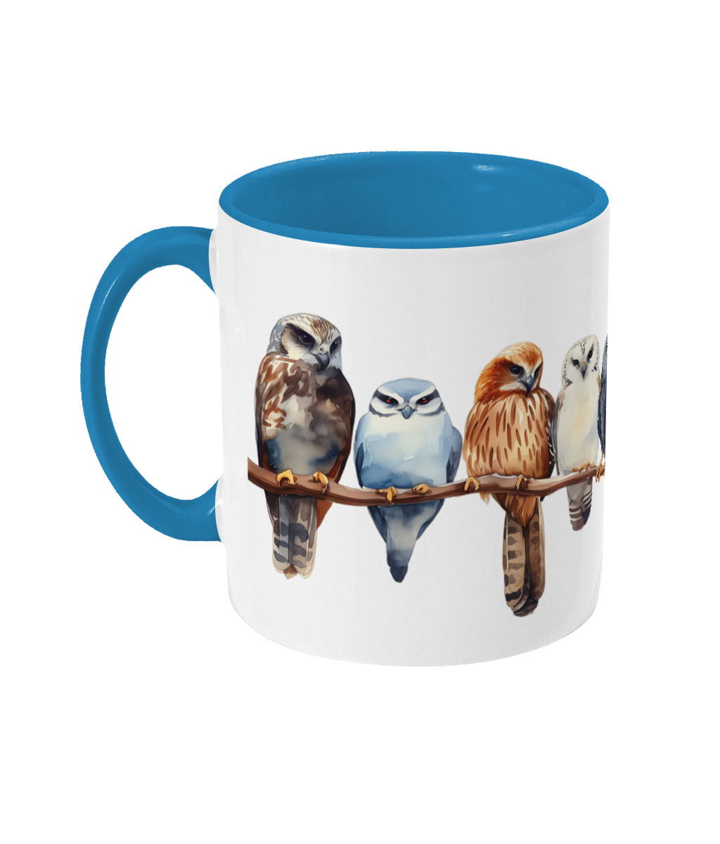 Colored Mug Birds of Prey