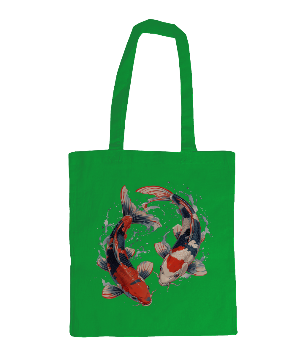 Bag 100% Cotton Koi Fish