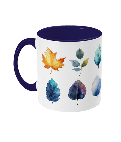 Tasse colorée Feuilles