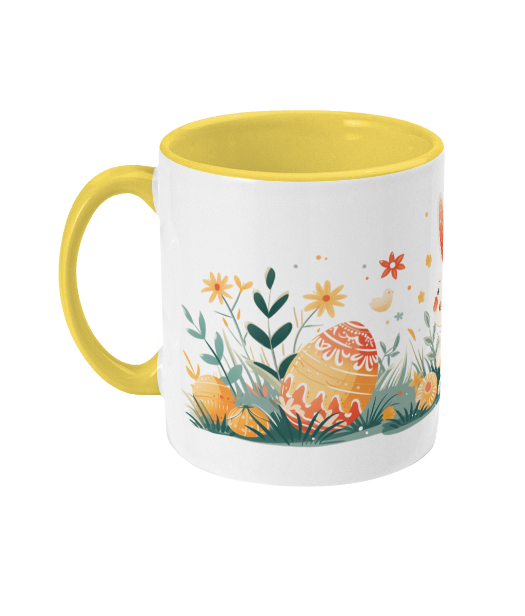 Tasse colorée de Pâques