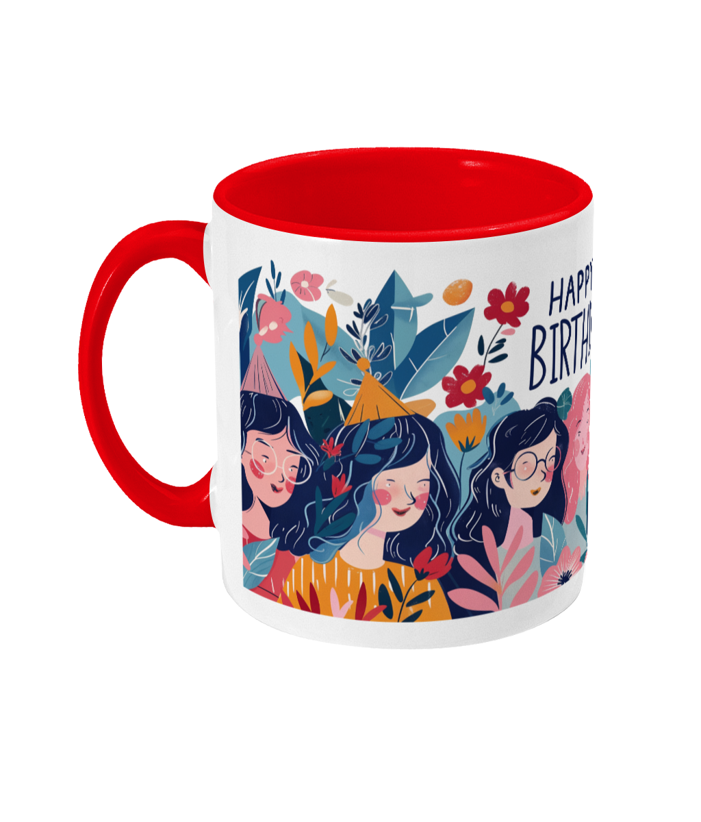 Colored Mug Happy Birthday