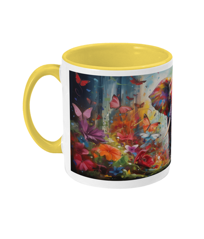 Mug coloré Éléphant dans la forêt