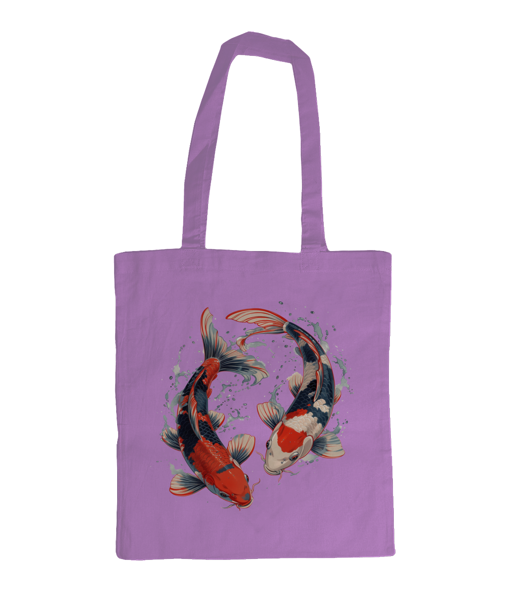 Bag 100% Cotton Koi Fish