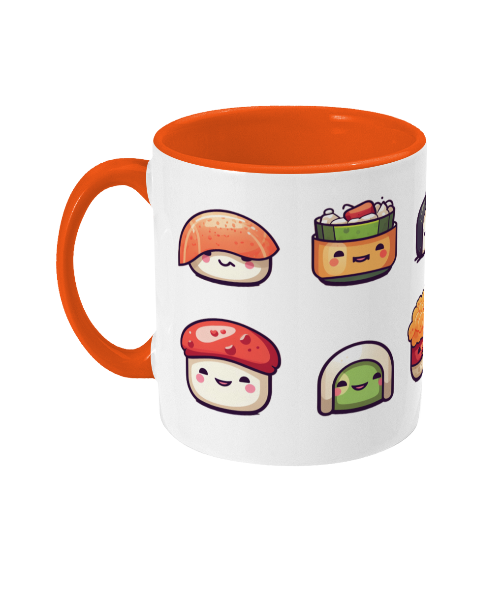Colored Mug of Sushi