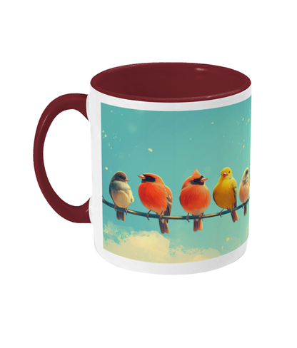 Gekleurde Mok Vogels