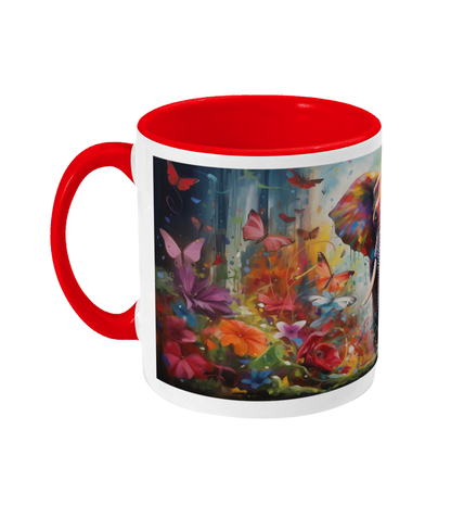 Mug coloré Éléphant dans la forêt