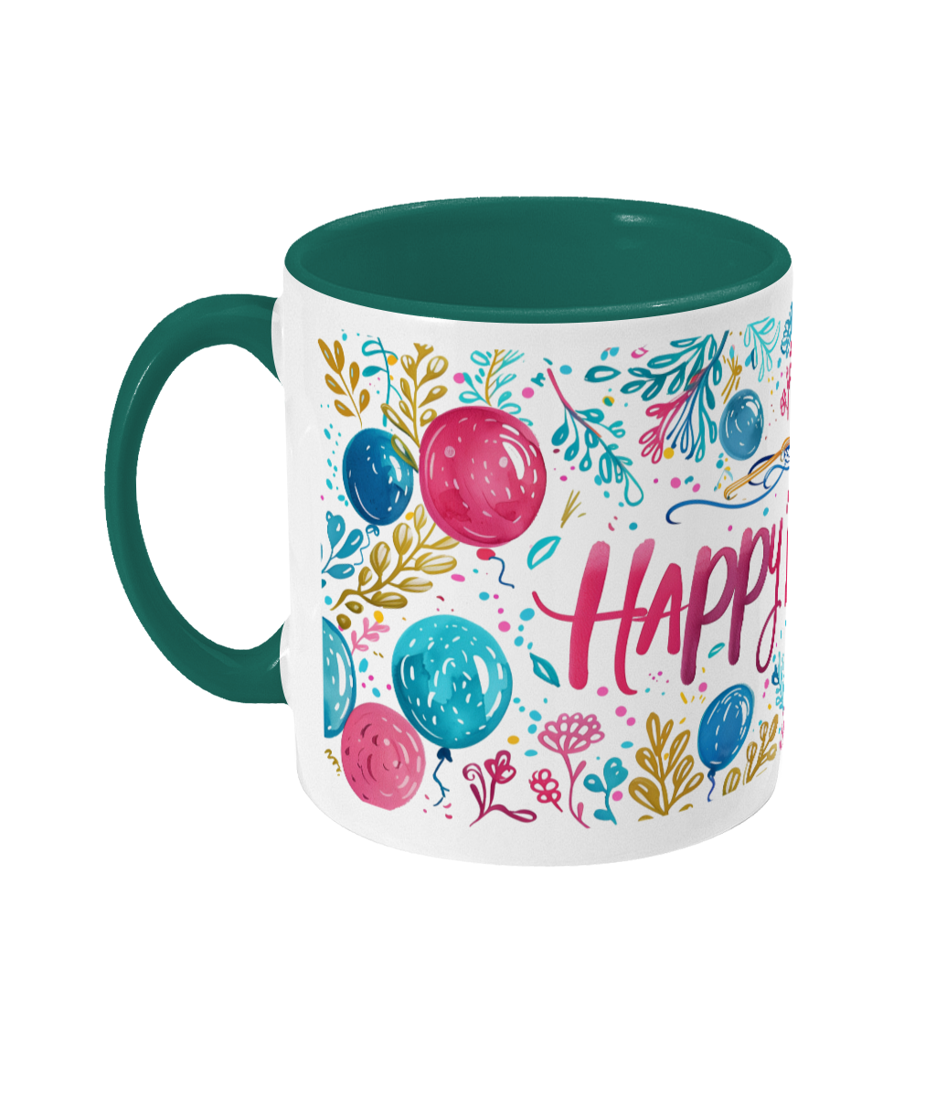 Colored Mug Happy Birthday