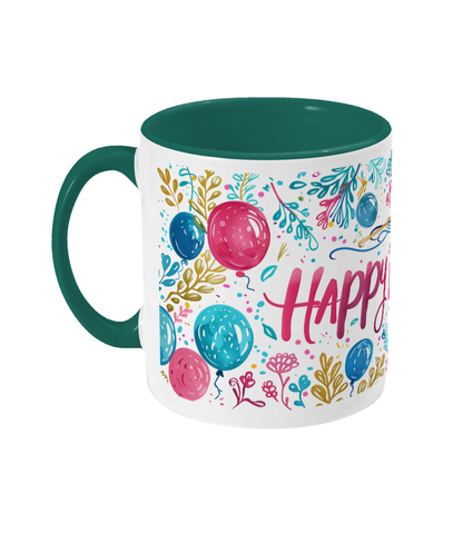 Colored Mug Happy Birthday