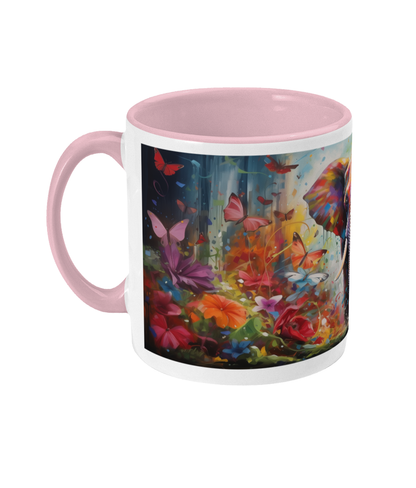 Mug coloré Éléphant dans la forêt
