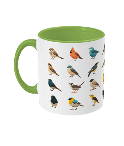 Gekleurde Mok Vogels