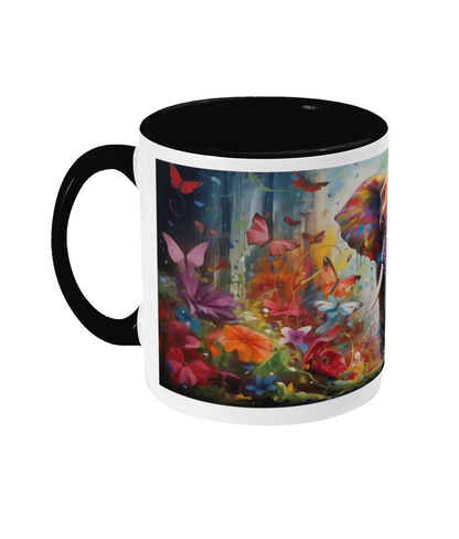 Mug coloré Éléphant dans la forêt