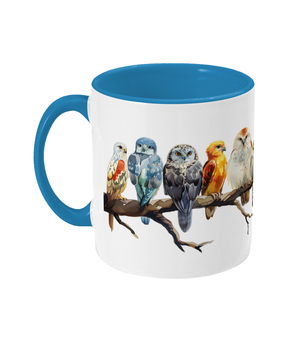 Gekleurde Mok Roofvogels