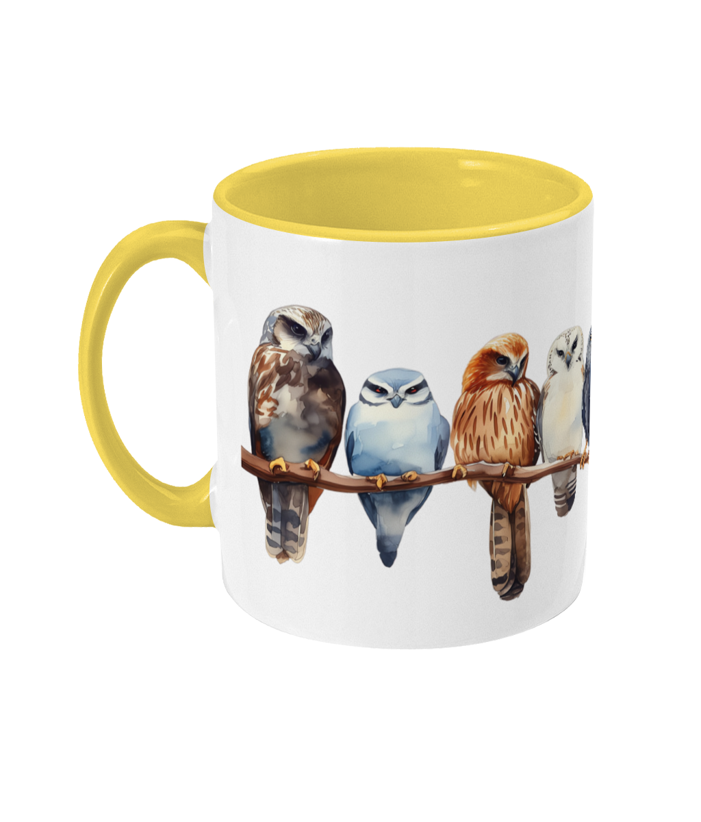Colored Mug Birds of Prey