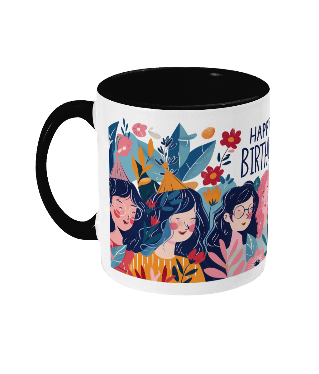 Colored Mug Happy Birthday