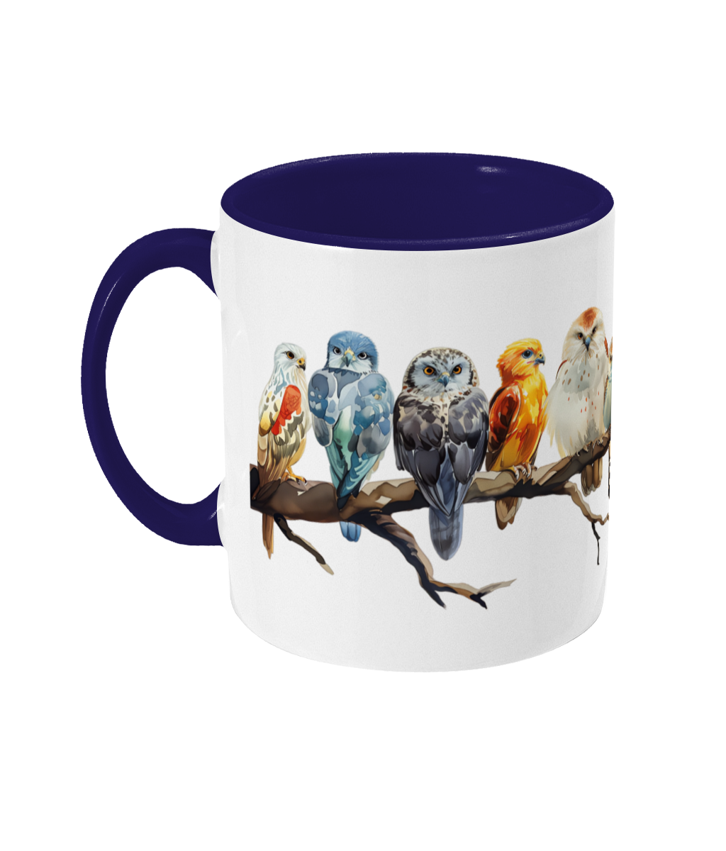 Gekleurde Mok Roofvogels